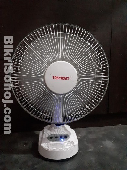Rechargeable fan & light
